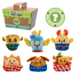 Disney Munchlings Mystery Plush – Playful Picnic – Micro 4 1/3'' -Disney 1516041280054 1