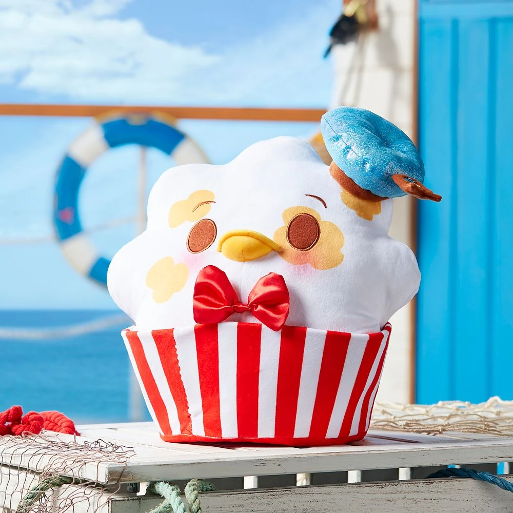 Donald Duck Popcorn Disney Munchlings Plush – Sensational Snacks – 90th Anniversary – Medium 12'' 4 Donald Duck Popcorn Disney Munchlings Plush – Sensational Snacks – 90th Anniversary – Medium 12'' - Image 2