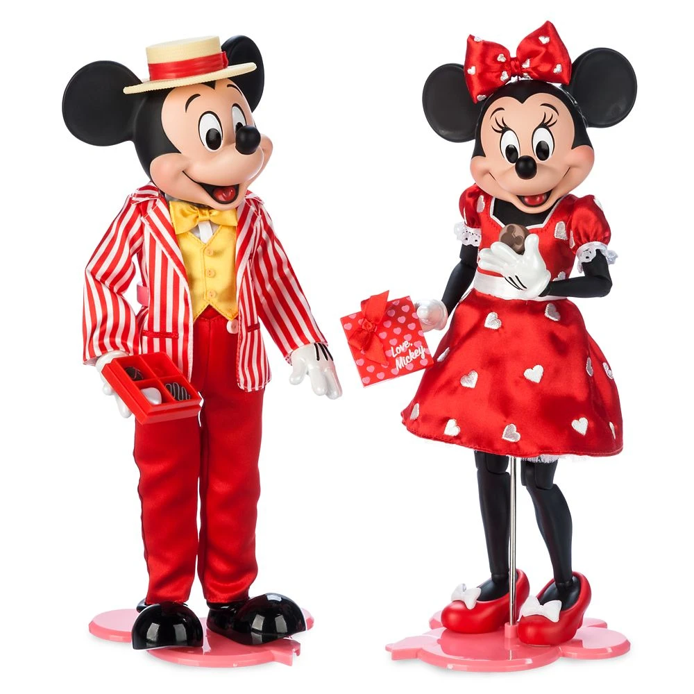 Disney Mickey Mouse And Minnie Mouse Valentine's Day Limited Edition Doll Set – 12'' 4 Disney Mickey Mouse And Minnie Mouse Valentine's Day Limited Edition Doll Set – 12'' - Image 2