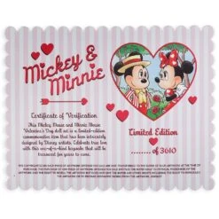 Disney Mickey Mouse And Minnie Mouse Valentine's Day Limited Edition Doll Set – 12'' 19 Disney Mickey Mouse And Minnie Mouse Valentine's Day Limited Edition Doll Set – 12'' -Disney 1614040900058 7