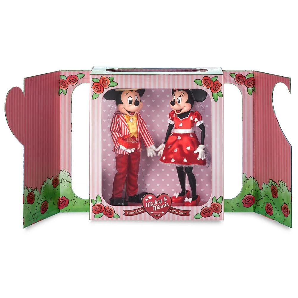 Disney Mickey Mouse And Minnie Mouse Valentine's Day Limited Edition Doll Set – 12'' 11 Disney Mickey Mouse And Minnie Mouse Valentine's Day Limited Edition Doll Set – 12'' - Image 9