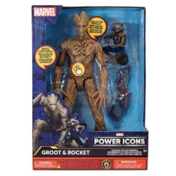 Disney Groot & Rocket Talking Action Figure Set – Guardians Of The Galaxy Vol. 3 -Disney 1713047624664 9