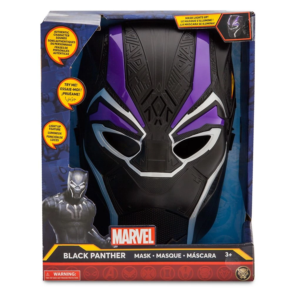 Disney Black Panther Light-Up Mask With Sound For Kids 7 Disney Black Panther Light-Up Mask With Sound For Kids - Image 5
