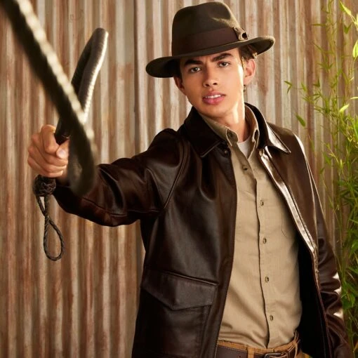 Disney Indiana Jones Leather Jacket For Adults - Image 2