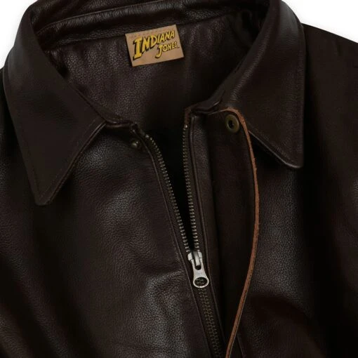 Disney Indiana Jones Leather Jacket For Adults - Image 4