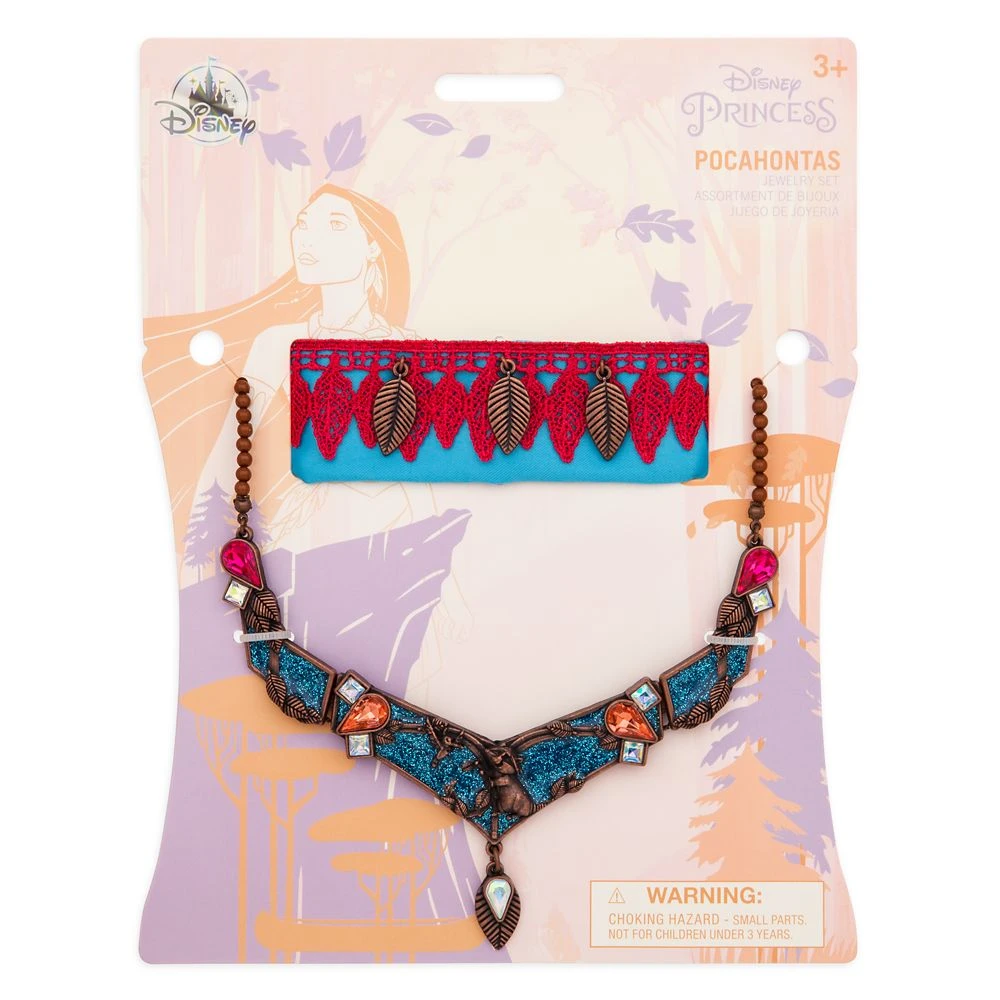 Disney Pocahontas Costume Jewelry Set For Kids 5 Disney Pocahontas Costume Jewelry Set For Kids - Image 3