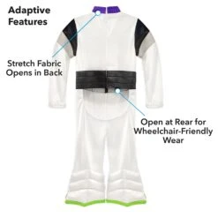 Disney Buzz Lightyear Adaptive Costume For Kids – Toy Story -Disney 2890041618649 4