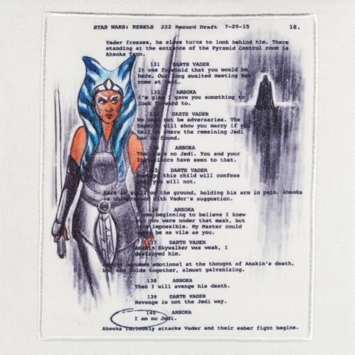 Disney Ahsoka Tano Canvas Tote By Ashley Eckstein – Star Wars: Rebels - Image 3