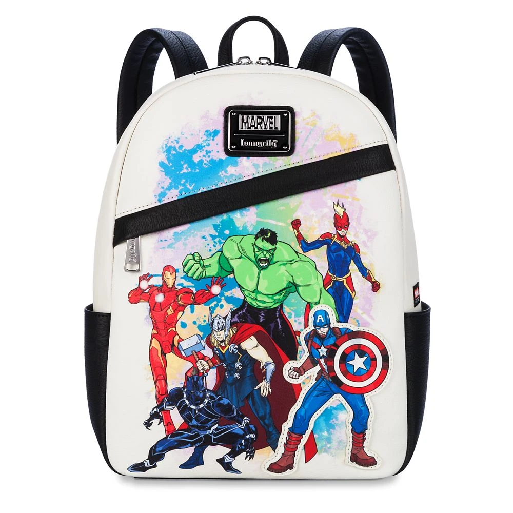 Disney The Avengers Marvel Artist Series Loungefly Mini Backpack By Sara Pichelli 3 Disney The Avengers Marvel Artist Series Loungefly Mini Backpack By Sara Pichelli