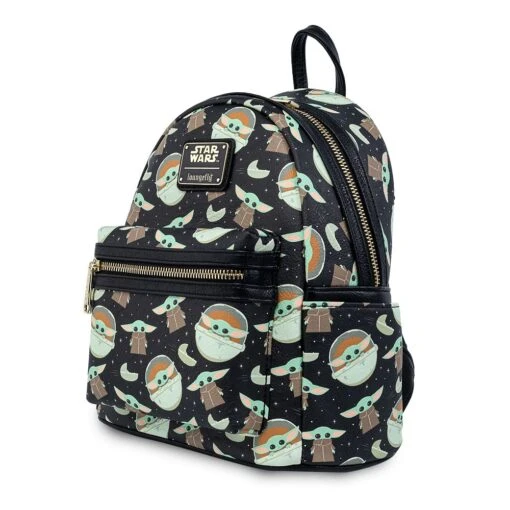 Disney Grogu Loungefly Mini Backpack – Star Wars: The Mandalorian - Image 2