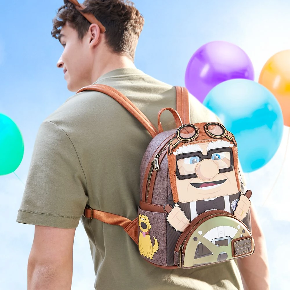Disney Carl Fredricksen Loungefly Mini Backpack – Up 4 Disney Carl Fredricksen Loungefly Mini Backpack – Up - Image 2