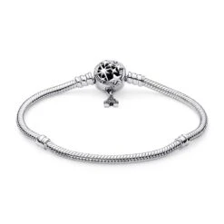 Fantasyland Castle Shooting Star Snake Chain Bracelet By Pandora – Disney Parks -Disney 4300107850210 2