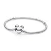 Disney Mickey Mouse Icon Snake Chain Bracelet By Pandora – Silver -Disney 4300107850211