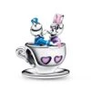 Donald Duck And Daisy Duck Teacup Charm By Pandora – Mad Tea Party – Disney Parks -Disney 4300107850222