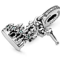 Tinker Bell And Fantasyland Castle Dangle Charm By Pandora – Peter Pan – Disney Parks -Disney 4300107850226 4