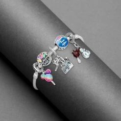 Tinker Bell And Fantasyland Castle Dangle Charm By Pandora – Peter Pan – Disney Parks -Disney 4300107850226 6