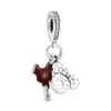 Disney Mickey Mouse Ice Cream And Donut Dangle Charm By Pandora -Disney 4300107850230