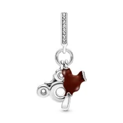 Disney Mickey Mouse Ice Cream And Donut Dangle Charm By Pandora -Disney 4300107850230 2