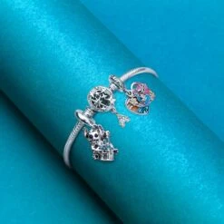 Stitch And Angel Ohana Double Dangle Charm By Pandora – Lilo & Stitch – Disney Parks -Disney 4300107850233 4