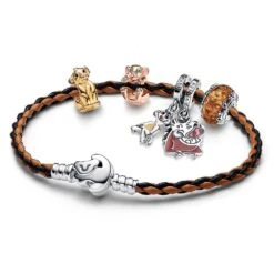 Disney Timon And Pumbaa Splittable Dangle Charm Set By Pandora – The Lion King -Disney 4300107850265 4