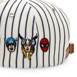 Disney Marvel Striped Baseball Cap For Adults -Disney 4500059940135 2