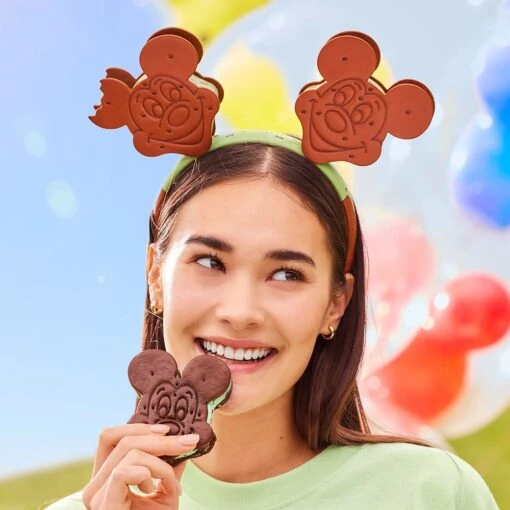 Mickey Mouse Ice Cream Sandwich Ear Headband For Adults – Disney Eats - Image 2