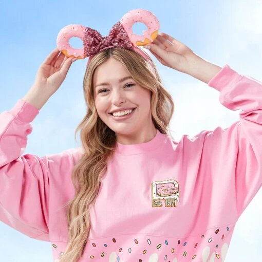 Minnie Mouse Donut Ear Headband For Adults – Disney Eats - Image 2