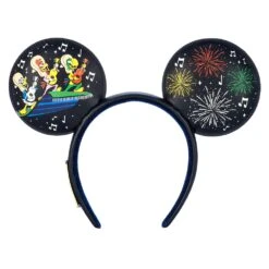 Disney The Three Caballeros Glow-in-the-Dark Loungefly Ear Headband With Removable Bow For Adults – EPCOT -Disney 4503105710117 4
