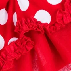 Disney Minnie Mouse Costume Bodysuit For Baby – Red -Disney 5000057344101 3