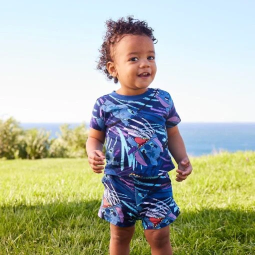Disney Stitch T-Shirt And Shorts Set For Baby – Lilo & Stitch - Image 2
