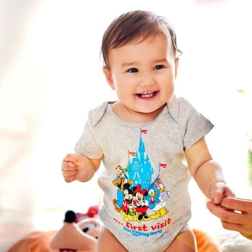 Mickey Mouse And Friends ''My First Visit'' Bodysuit For Baby – Walt Disney World - Image 2