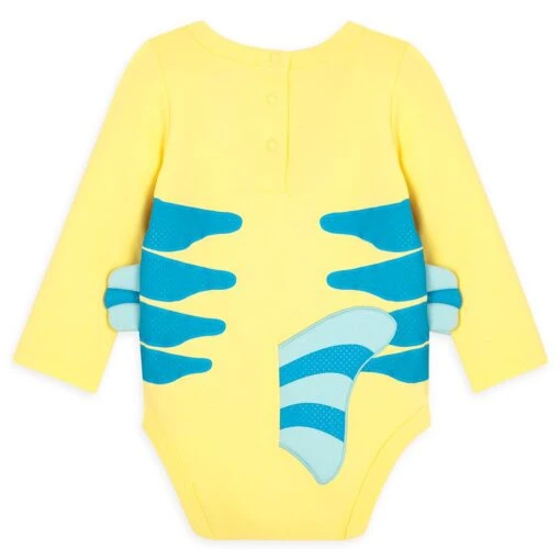 Disney Flounder Costume Bodysuit For Baby – The Little Mermaid - Image 4