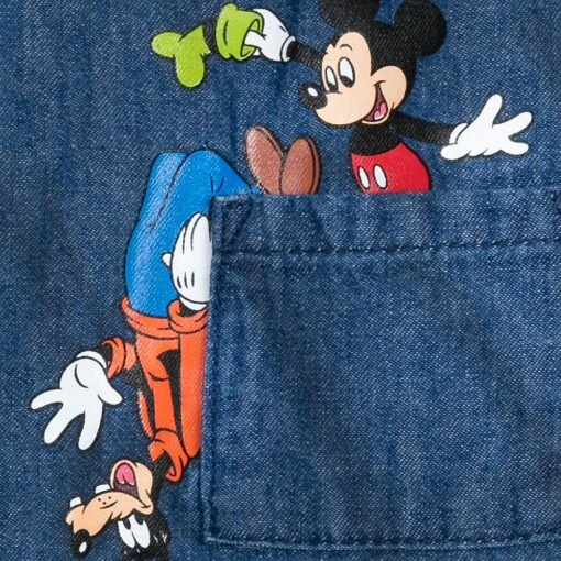 Disney Mickey Mouse And Friends Denim Dress For Baby - Image 5