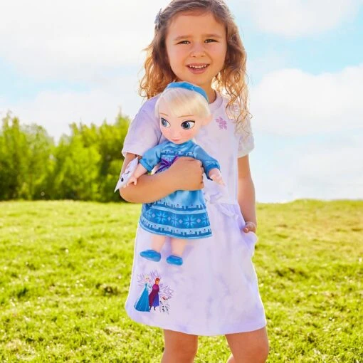 Disney Frozen Tie-Dye Dress For Girls - Image 6