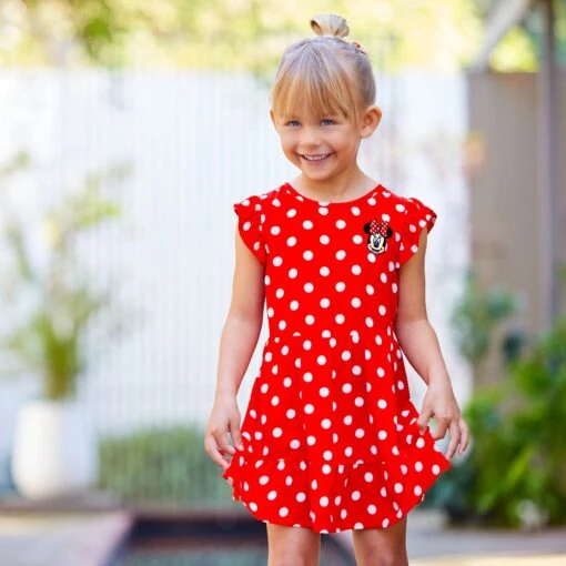 Disney Minnie Mouse Polka Dot Dress For Kids - Image 2