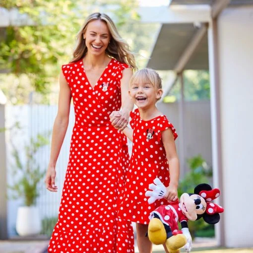 Disney Minnie Mouse Polka Dot Dress For Kids - Image 6