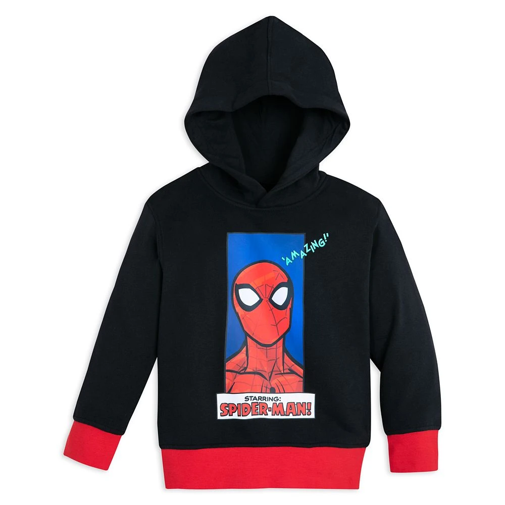 Disney Spider-Man Pullover Hoodie For Kids 3 Disney Spider-Man Pullover Hoodie For Kids