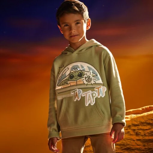 Disney Grogu Pullover Hoodie For Kids – Stars Wars: The Mandalorian - Image 2