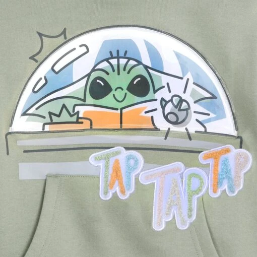 Disney Grogu Pullover Hoodie For Kids – Stars Wars: The Mandalorian - Image 4