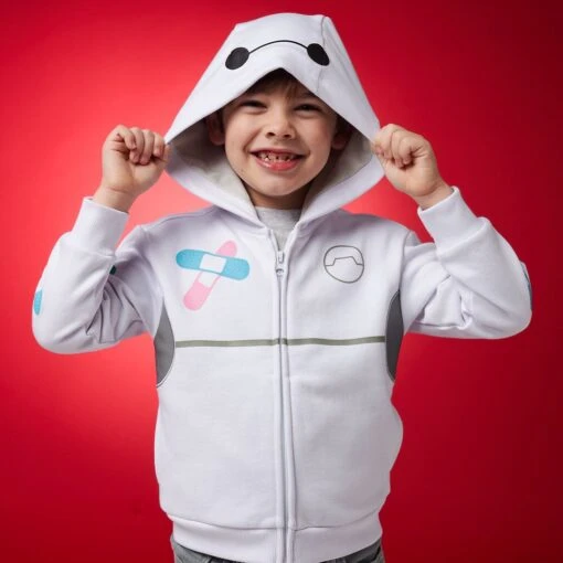 Disney Baymax Zip Hoodie For Kids – Big Hero 6 - Image 2