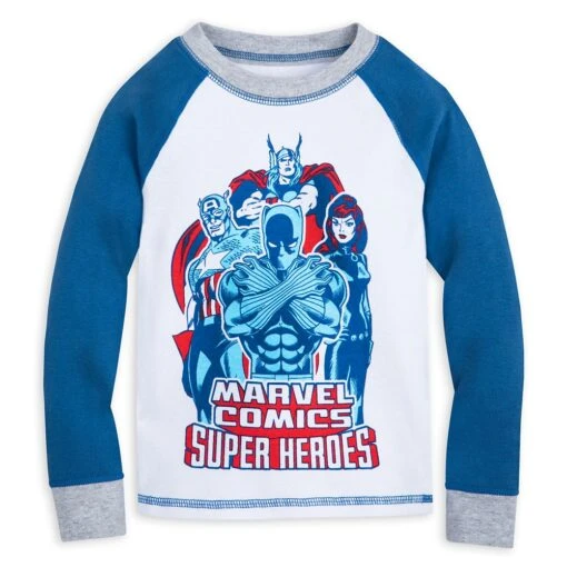 Disney Marvel Comics Super Heroes PJ PALS Set For Kids - Image 2