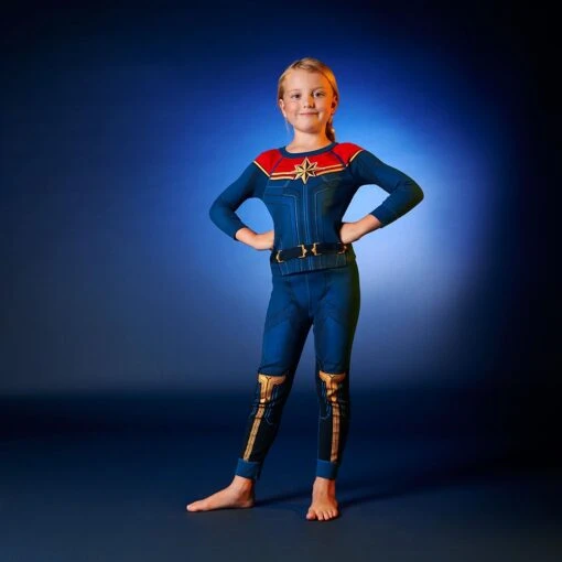 Disney Captain Marvel Costume PJ PALS For Kids - Image 2