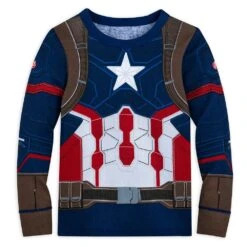 Disney Captain America Costume PJ PALS For Kids -Disney 5005057393227 2