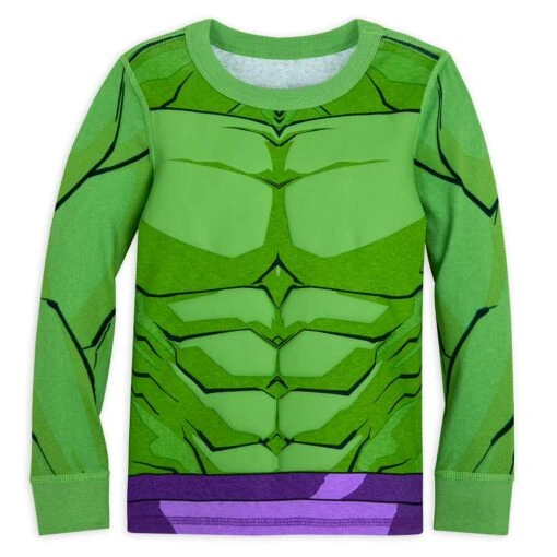 Disney Hulk Costume PJ PALS For Kids - Image 2