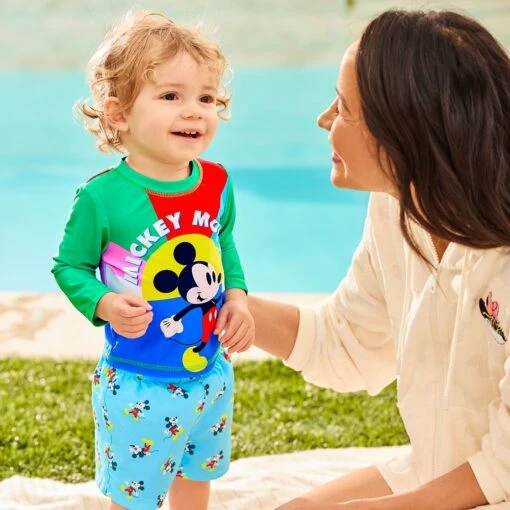 Disney Mickey Mouse Rash Guard For Baby - Image 2