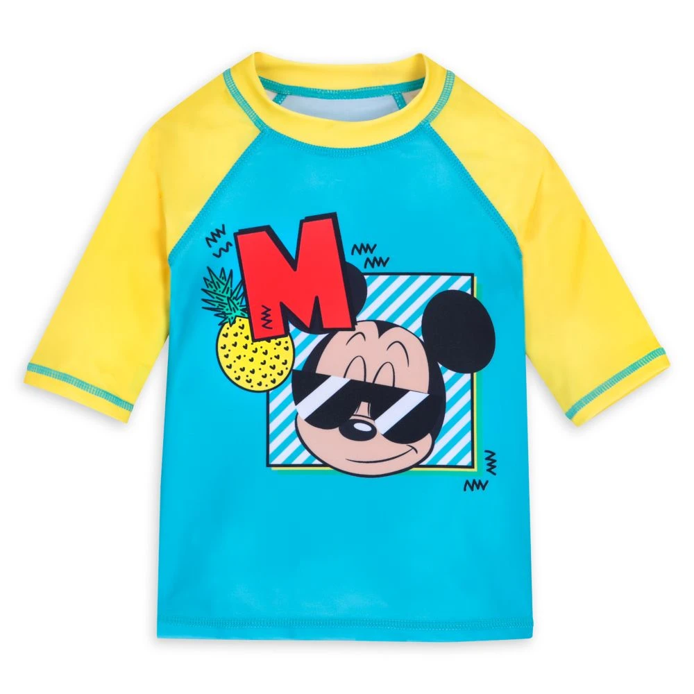 Disney Mickey Mouse Rash Guard For Boys 3 Disney Mickey Mouse Rash Guard For Boys