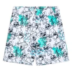 Disney Stitch Swim Trunks For Boys