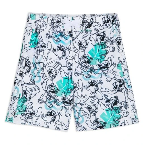 Disney Stitch Adaptive Swim Trunks For Kids - Image 2