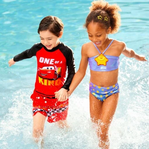 Disney Lightning McQueen Swim Trunks For Kids – Cars - Image 2