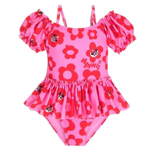 Disney Minnie Mouse Red Swim Collection For Girls - Image 2